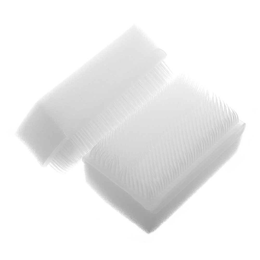 FOMIYES 2pcs Double-Sided Nail Scrub Brush Set with Soft Sponge Plastic Fingernail Cleaning Tool for Cleaning Cuticles Suitable for Home