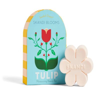 Kalastyle Swedish Dream SKANDI BLOOMS TULIP Bar Soap | Mositurizing Beauty Bar | Made with Sunflower Lechithin | Vegan and Cruelty-Free | 4.28 ounces, 120 grams