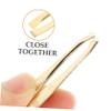 DEARMAMY 2pcs Professional Eyebrow Clip Set Eyebrow Tweezers Trimmer for Women Men Easy to Use view 4