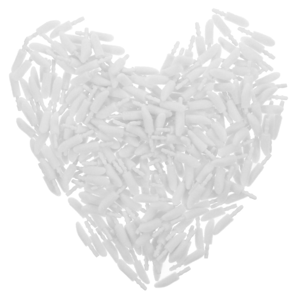 Gatuida 300pcs Bulk Lip Brush Applicators Replaceable Lip Gloss Brush Heads Exfoliating