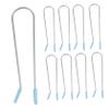 Didiseaon 20pcs Hairdressing Styling Tools Perm Rod Clamp Holders Electric Curler Clips for Hair Volume Clips Women view 1