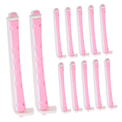 DEARMAMY 12pcs Durable Hair Perm Rods for Women Versatile Curling Tools for Long Hair Non Deforming Styling Rollers Curling for Salon Home Use