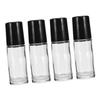 VALICLUD 4pcs Bottles for Essential Oils Leak Portable Containers for Home Use and Travel Black and Design view 1