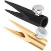 FOMIYES 2pcs Manual Pencil Sharpener for Eye Makeup Eyebrow Lip Pencil Metal Sharpeners Elegant Design Easy to Carry view 1
