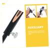 FOMIYES 2pcs Manual Pencil Sharpener for Eye Makeup Eyebrow Lip Pencil Metal Sharpeners Elegant Design Easy to Carry view 3