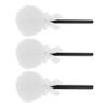FOMIYES 3pcs Lollipop Makeup Puff Soft Powder with Handle for Loose Powder Application Reusable Cosmetic Tool for Use view 1