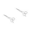 Healvian 2pcs Stainless Steel Beard Scissors Eyebrow Trimmers Grooming Tool for Daily Beard Care Hairdressing Accessory Silver for Personal Use view 1