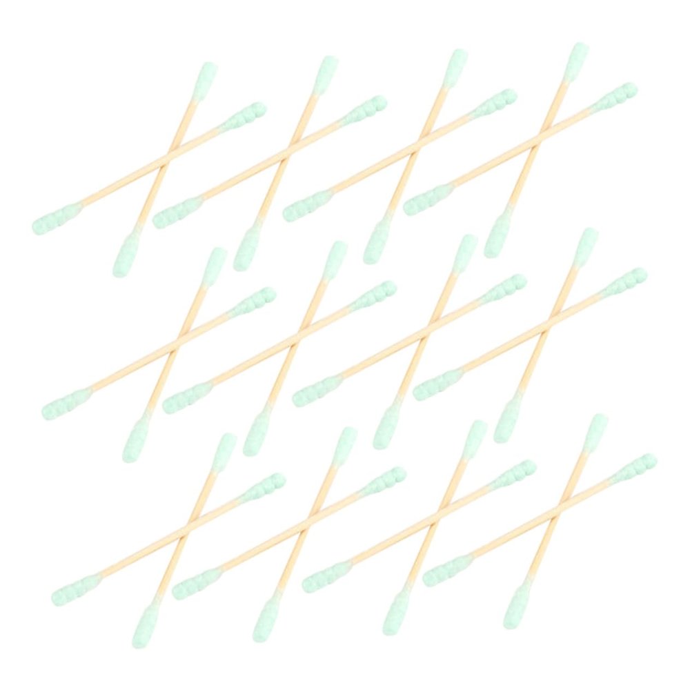 HONMEET 1000pcs Disposable Double Head Cotton Swabs Spiral Multi-use Cleaning Tools Random