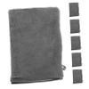Healeved 6pcs Reusable Bath Mitts Microfiber Cleansing Gloves for Spa Use Absorbent Design for Gentle Exfoliation and Makeup Removal Elegant Grey view 1