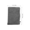 Healeved 6pcs Reusable Bath Mitts Microfiber Cleansing Gloves for Spa Use Absorbent Design for Gentle Exfoliation and Makeup Removal Elegant Grey view 2