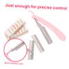 GALPADA 101pcs Eyebrow Trimmer Kit Stainless Steel Eyebrow Razors Facial Hair Remover Safe for Beginners Portable Makeup Tool for Women view 3