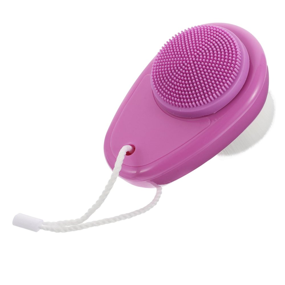 OATIPHO Dual Sided Silicone Face Brush for Deep Cleaning Exfoliating Gentle Facial Care Brush for Women Men Manual Spa Cleansing Tool