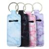 DEARMAMY 4pcs Portable Lipstick Holder Keychain Creative Lip Balm Case for Compact Design for Makeup The Go view 1