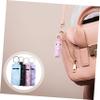 DEARMAMY 4pcs Portable Lipstick Holder Keychain Creative Lip Balm Case for Compact Design for Makeup The Go view 3