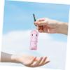 DEARMAMY 4pcs Portable Lipstick Holder Keychain Creative Lip Balm Case for Compact Design for Makeup The Go view 4