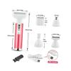 Beatifufu 5-in-1 USB Rechargeable Women's Hair Removal Kit Eyebrow Trimming Cutter Nose Hair Trimmer Portable Dehairing Tool for Personal Grooming view 2
