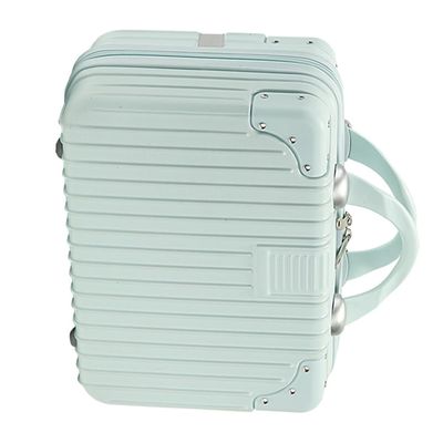 COHEALI Portable Makeup Suitcase Box Capacity Cosmetic Organizer Material for Travel Home Use Simple Design for Easy Storage