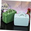 COHEALI Portable Makeup Suitcase Box Capacity Cosmetic Organizer Material for Travel Home Use Simple Design for Easy Storage view 4