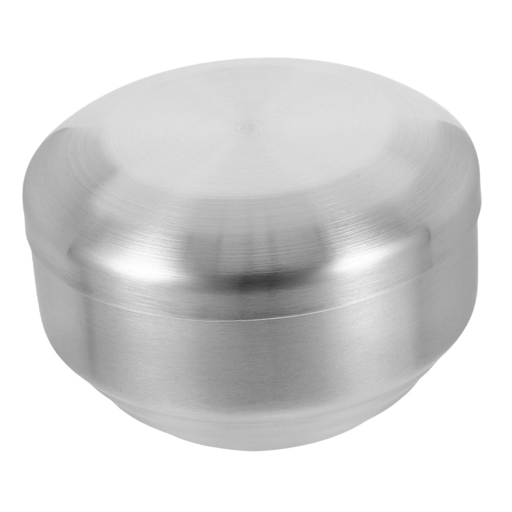 IWOWHERO Stainless Steel Shaving Bowl Lid Men Shaving Lather Bowl for Razor Men for