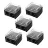 DEARMAMY 5pcs Dual Makeup Pencil Sharpener for Women Portable Eyeliner Eyebrow and Lip Pencil Sharpener for Travel and Office Use Quick Sharpening Tool view 1