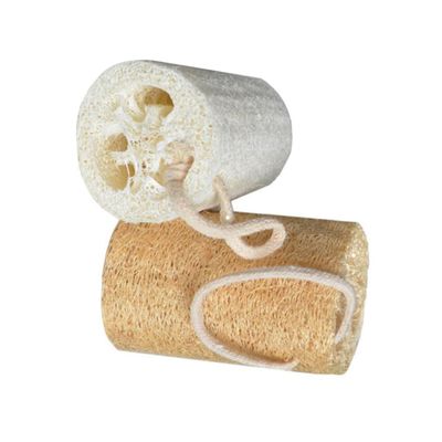 LIGIGWASH 2pcs Natural Loofah Bath Sponge Horniness Remover Diameter Exfoliating Massage Scrubber for Deep Cleansing and