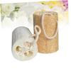 LIGIGWASH 2pcs Natural Loofah Bath Sponge Horniness Remover Diameter Exfoliating Massage Scrubber for Deep Cleansing and view 2