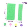 CALLARON 12pcs Dead Skin Remover Foot Brush for Shower Callus Remover for Feet Pu Pedicure Tools view 2