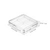 ERINGOGO 6pcs Stackable Makeup Organizers Empty Eyeshadow Palette Makeup Storage Organizer Square Eyeshadow Holder view 2