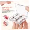 ERINGOGO 6pcs Stackable Makeup Organizers Empty Eyeshadow Palette Makeup Storage Organizer Square Eyeshadow Holder view 3