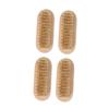 ERINGOGO 4pcs Professional Nail Art Tools Sided Pedicure Hand Brush Wooden Manicure Brush Eco-friendly Scrubbing for Nail Techs Dead Skin Removal view 1