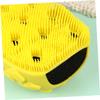 VICASKY Cartoon Pineapple Shower Brush Silicone Bath Washing Brush Exfoliating Body Scrubber Bathing Scrubber view 2