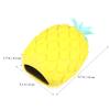 VICASKY Cartoon Pineapple Shower Brush Silicone Bath Washing Brush Exfoliating Body Scrubber Bathing Scrubber view 4