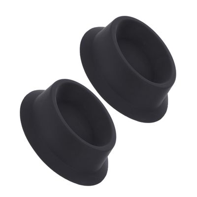BIUDECO 2pcs Silicone Foaming Bowl Barber Cup for Shaving Bubble Bowl Hair Tint Shaving Tools Portable Travel