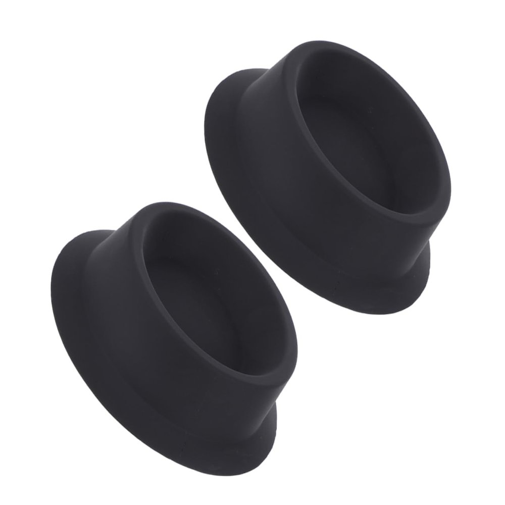 BIUDECO 2pcs Silicone Foaming Bowl Barber Cup for Shaving Bubble Bowl Hair Tint Shaving Tools Portable Travel