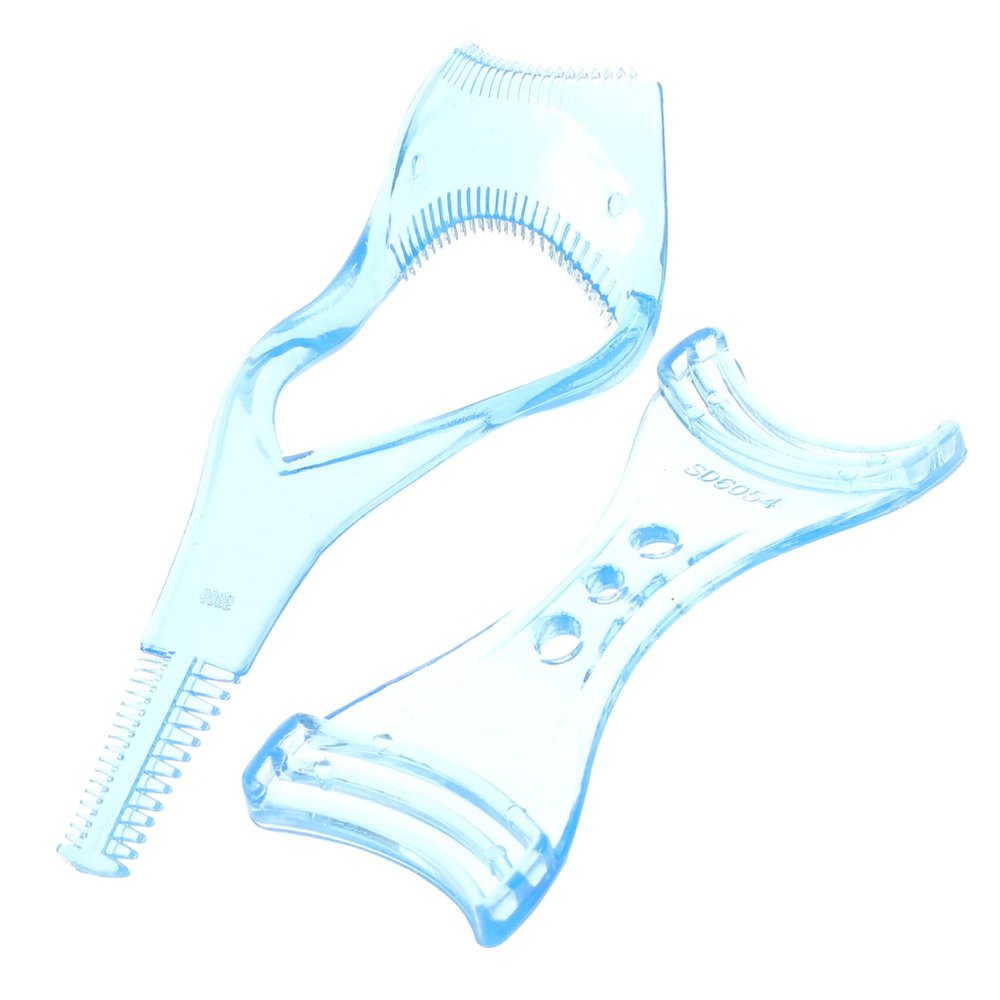OSOLADY Eyelash Comb Applicator Tool Set 2-Piece Makeup Accessory for Eyeliner and Mascara Application for Eyebrow Grooming and Cosmetic Precision