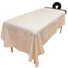 10 Pack - Arcadia Organic Percale Massage Table Sheet Set - 3-Piece Set with Flat Sheet, Fitted Sheet and Face Cradle Cover. 100% Organic Cotton Gentle, Chemical-Free and Eco-Friendly Organic Cotton view 1