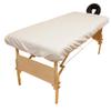 10 Pack - Arcadia Organic Percale Massage Table Sheet Set - 3-Piece Set with Flat Sheet, Fitted Sheet and Face Cradle Cover. 100% Organic Cotton Gentle, Chemical-Free and Eco-Friendly Organic Cotton view 2