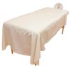 10 Pack - Arcadia Organic Percale Massage Table Sheet Set - 3-Piece Set with Flat Sheet, Fitted Sheet and Face Cradle Cover. 100% Organic Cotton Gentle, Chemical-Free and Eco-Friendly Organic Cotton view 3