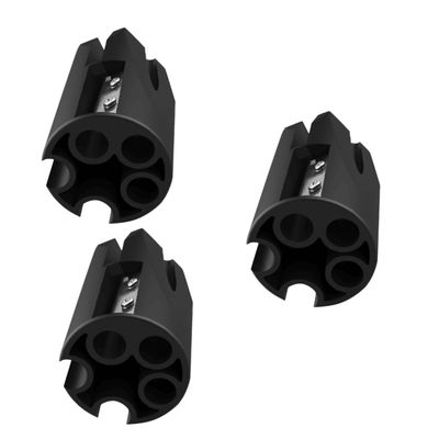 DEARMAMY 3pcs Eyebrow Pencil Sharpener Sharpening Tool Pen Sharpener Makeup Pencil Sharpening Tool Women Beauty