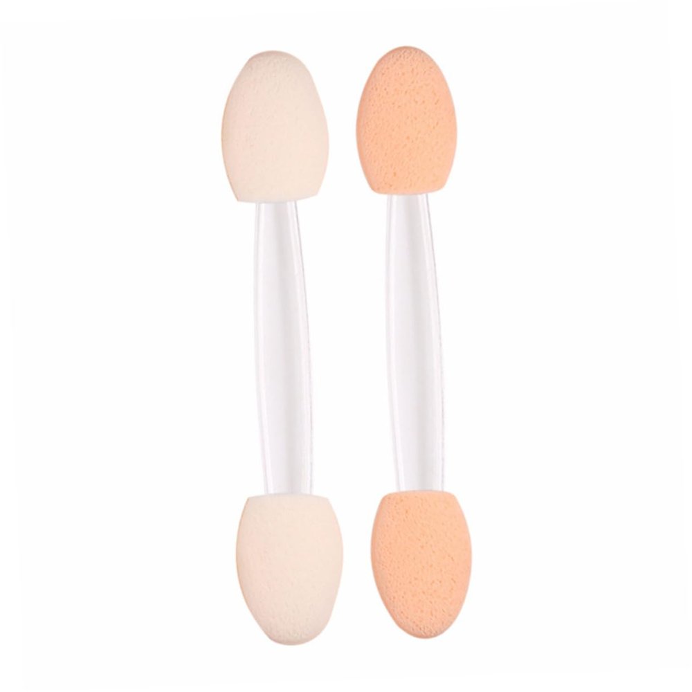 Ipetboom 30pcs Double-ended Eye Shadow Applicators for Women Precision Sponge Brush Kit for Makeup for Travel Parties and Daily Use Smooth Surface for Gentle Application