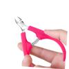 PACKOVE Stainless Steel Cuticle Nipper 2pcs Professional Cuticle Trimmer for Manicure and Pedicure Ergonomic Plastic Handle for Comfortable to Hold Dead Skin Remover Tool view 2