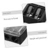 Healeved 5pcs Dual Makeup Pencil Sharpener Portable Eyeliner Lip Liner Sharpener for Quick Efficient Sharpening Compact Design for Eyebrow Lip Pencils Versatile Cosmetic Tool view 3
