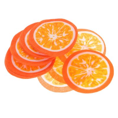 ERINGOGO 50pcs Orange Patterned Compressed Face Mask Sheets Hydrating Paper Masks for Facial and Neck Skincare Moisturizing Spa for All Skin Types