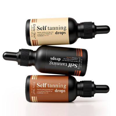Enjoy Skin Self Tanning Drops:Customizable Sunless Tanning from Light Glow to Dark Bronze,Rich in Natural Ingredients for Caring Skin,No Skin Damage and Change Easily