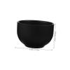 ERINGOGO Stainless Steel Shaving Bowl Double-layer Design for Comfortable Grip Non-slip Outer Layer for Men's Shaving Accessories and Easy to Clean Black view 2