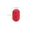 WEKADRIN 1set Facial Roller Massager Replaceable Heads for Eye Care Facial and Neck Massage Volcanic Stone and Jade Rollers Red Reduces Puffiness and Dark Circles view 2