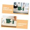 DEARMAMY Razor Cleaning Bowl Soup Cup for Shaving Barber Shaving Bowl Brush for Razor Barber Cleaning Handle view 3
