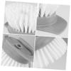 PACKOVE 8pcs Dish Washing Brush Heads Set Shower Scrubber for Brush Head Powerful Cleaning Power Easy Detachable Assembly view 3
