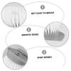 PACKOVE 8pcs Dish Washing Brush Heads Set Shower Scrubber for Brush Head Powerful Cleaning Power Easy Detachable Assembly view 4