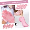 CALLARON 2sets Spa Moisturizing Socks Gloves Women Men Foot Hand Care Callus Remover Soft Material view 3